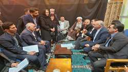 برگزاری میز خدمت در شهرستان میاندوآب با حضور بازرس کل قضایی آذربایجان‌غربی